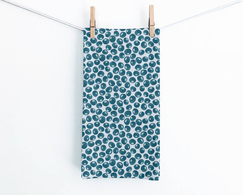 Juniper Blue - Blueberries Tea Towel