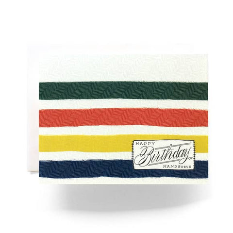 Happy Birthday Handsome Greeting Card